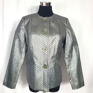 *VINTAGE* Retro Laura Ashley Metallic Jacket